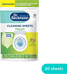Dr Beckmann Magic Leaves Toilet Dirt Cleaner Citrus Sensation 20 Sheet