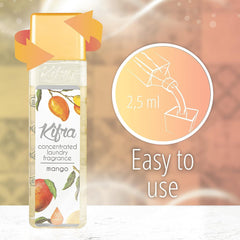 Kifra Mango Concentrated Laundry Rinse Fragrance Gentle Cloth 80W 200ml
