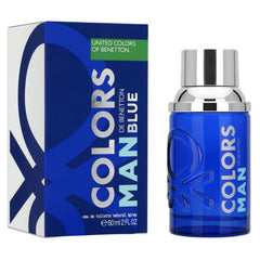 Benetton Colors Man Blue Eau de Toilette 60ml Mens Fragrance Spray