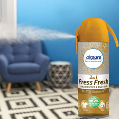 Airpure 2In1 Air Freshener Press Fresh Oh My Goddess Fragrance 180ml