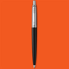 Parker Jotter Ballpoint Pen Medium Black Ink Stainless Steel Barrel Body