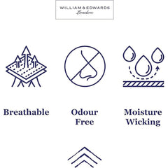 William & Edwards London Mens Socks Cotton Material Striped Colours Uk 6-11