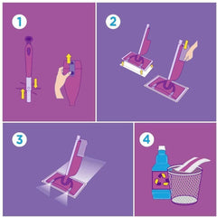 Flash Power Mop Cleaning Liquid Solution Refill Multi Surface Floor 1.25L