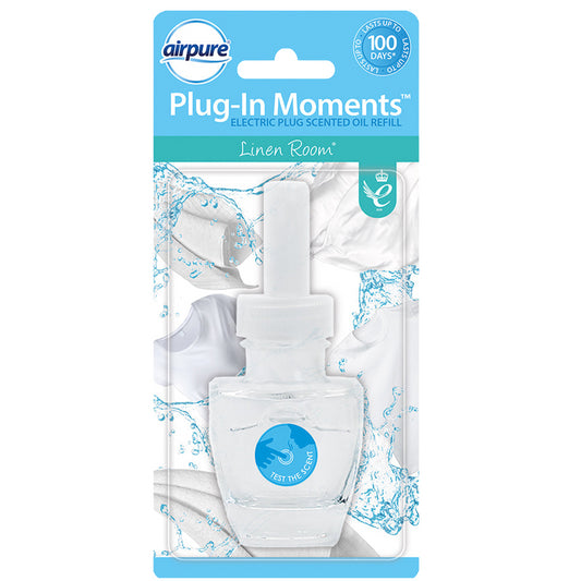 Airpure Electric Plug In Scented Oil Refills Air Freshener Linen Room 20ml