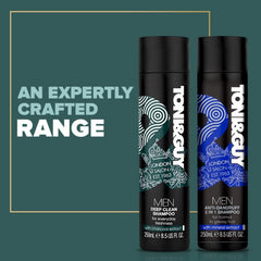 Toni&Guy Men Anti-Dandruff 2In1 Shampoo 250ml Normal Greasy Hair Mineral Extract
