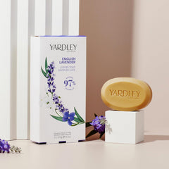 Yardley London English Lavender Bundle Cologne Stick 20ml, EDT 50ml, Soap 3X100g