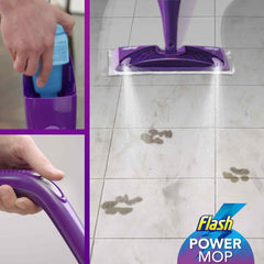Flash Power Mop Cleaning Liquid Solution Refill Multi Surface Floor 1.25L