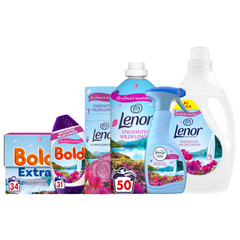 Enchanted Wildflower Scent Laundry Detergent Fabric Conditioner Freshener Bundle