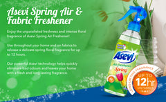 Asevi Home Room Air And Fabric Freshener Long Last Spring Fragrance Spray 400ml
