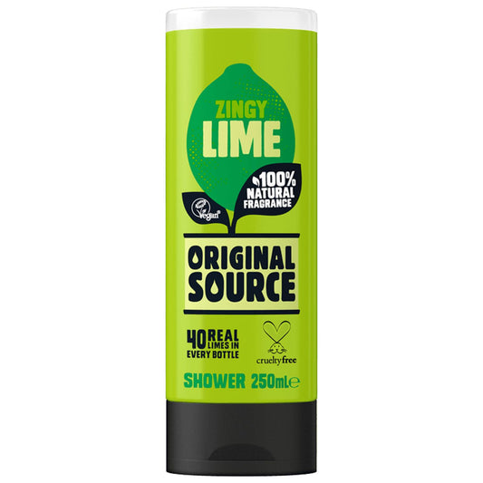Original Source Body Shower Gel Zingy Lime Natural Fragrance Scent 250ml