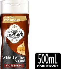 Imperial Leather White Leather & Oud Signature 2 in 1 Men Hair & Body Wash 500ml