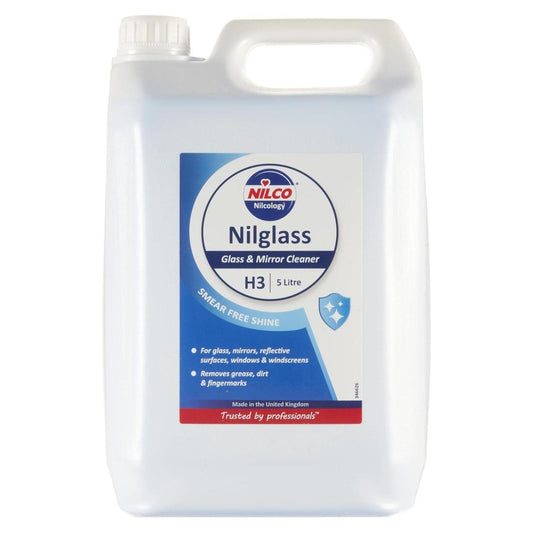 Nilco Nilglass H3 Professional Glass & Mirror Cleaner Pristine Clarity Liquid 5L