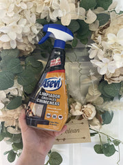Asevi Fireplace Chimney Glass Cleaner Grease Dirt Stubborn Remover Spray 650ml