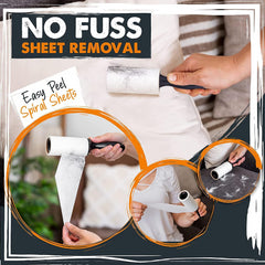 Bettina Lint Roller + 2 Refills Easily Removes Fluff Pet Hair Mess Free Cleaning