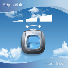 Febreze Car Air Freshener April Fresh Clip Lasting Fragrance Liquid 2ml