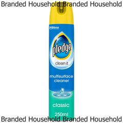 Pledge Classic Multi Surface Cleaner Spray For Granite Wood Marble 250ml