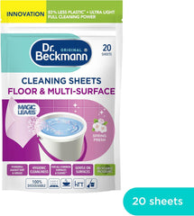 Dr Beckmann Magic Leaves Floor Multi Surface Cleaner Spring Fresh 20 Sheet