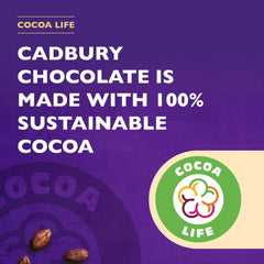 Cadbury Dairy Milk Crunchy Oreo Cookie Pieces Creamy Smooth Chocolate Bar 120G
