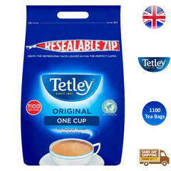 Tetley Original One Cup 1100 Tea Bags Black Tea Flavoured Vibrant Refreshing
