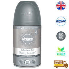 Airpure Air Freshener Refill Home Room Fragrance Spray Pure Heaven 250ml