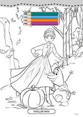 Disney Frozen Tear Off Colouring Book Favourite Characters For Kids Boys Girls