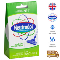 Neutradol Vac Sac Vacuum Deodorizer Destroy Dusty Smell Super Fresh