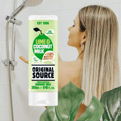 Original Source Body Shower Milk Gel Lime Coconut Milk Fresh Natural Scent 250ml