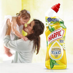 Harpic Active Fresh Toilet Gel Cleaner Lasting Fragrance Citrus 750ml
