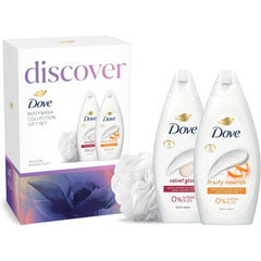 Dove Body Wash Collection Gift Set Cleans Smoother Skin Discover 3 Piece