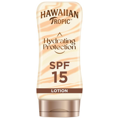 Hawaiian Tropic Hydrating Protection Sunscreen Lotion SPF 15 UVA + UVB Cocoa & Shea Butter 180ml