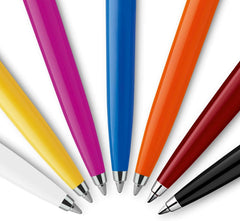 Parker Jotter Ballpoint Pen Medium Black Ink Stainless Steel Barrel Body