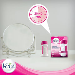 Veet Easy Wax Electrical Roll On Kit Gelwax Legs Bikini Underarms Hair Removal