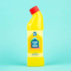 Clean N Fresh Citrus Burst Thick Bleach 99.9% Bacteria Germs Burst-Citrus 750ml