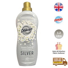 Disiclin Concentrated Laundry Fabric Softener 60 Washes Silver 1.2L