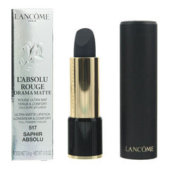 Lancome L'absolu Rouge #517 Saphir Abolsu Drama Matte Lipstick 3.4g