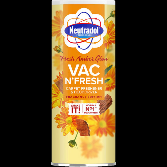 Neutradol Carpet Deodorizer Bad Smell Freshener Fresh Amber Glow 350G