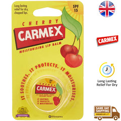 Carmex Moisturise Lip Blam Pot Dry Lips Hydrate Protection Spf15 Cherry 7.5G