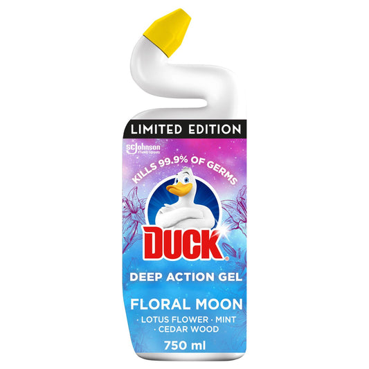 Duck Bleach Floral Moon 750ml Deep Action Liquid Gel Mint Cedar Wood
