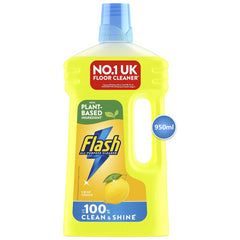 Flash All Purpose Liquid Cleaner Multi Surface Floor Dirt Remover Crisp Lemon 1L