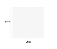 20Pk Disposable Air Fryer Liner Paper Non-Stick Cooking 20Cm Square Sheet