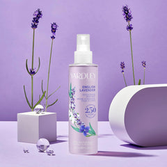 Yardley London English Lavender Bundle Body Powder 200g, Mist 200ml, Soap 3X100g