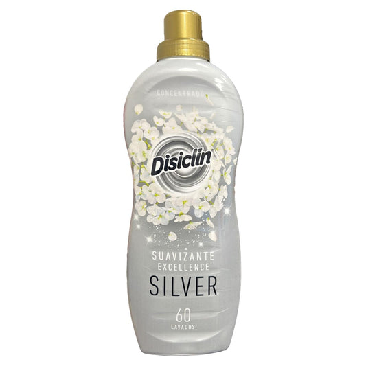 Disiclin Concentrated Laundry Fabric Softener 60 Washes Silver 1.2L