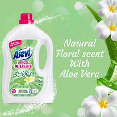 Asevi Laundry Detergent Liquid Concentrated Fabric Stain Remover Aloe Vera 2.4L