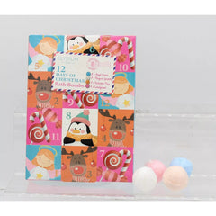 Christmas 4 Scented Bath Bombs 12 Days Of Xmas Kids Advent Calendar Elysium Spa