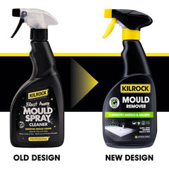 Kilrock Mould Mildew Removes Ceramic Enamel Grout Painted Surfaces Spray 500ml