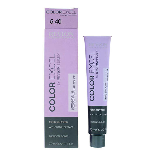 Revlon Color Excel 5.40 Intense Light Copper Brown Hair Colour for Womens 70ml