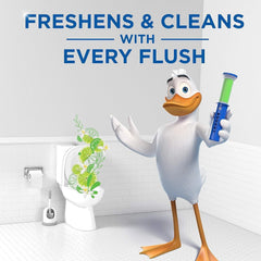 Duck Fresh Discs Lime Fresh Helps Keep Clean Toilet Freshener Gel Starter Pack