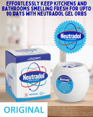 Neutradol Gel Power Orb Odour Destroyer Air Freshener Original 135G