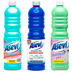 Asevi Bundle Cleaning Products 3Pcs Floor Cleaner Surface Liquid Dirt Remover 1L