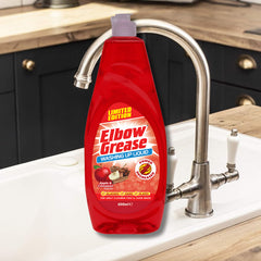 Elbow Grease Washing Up Liquid Kitchen Dish Grease Cleaner Apple Cinnamon 600ml
